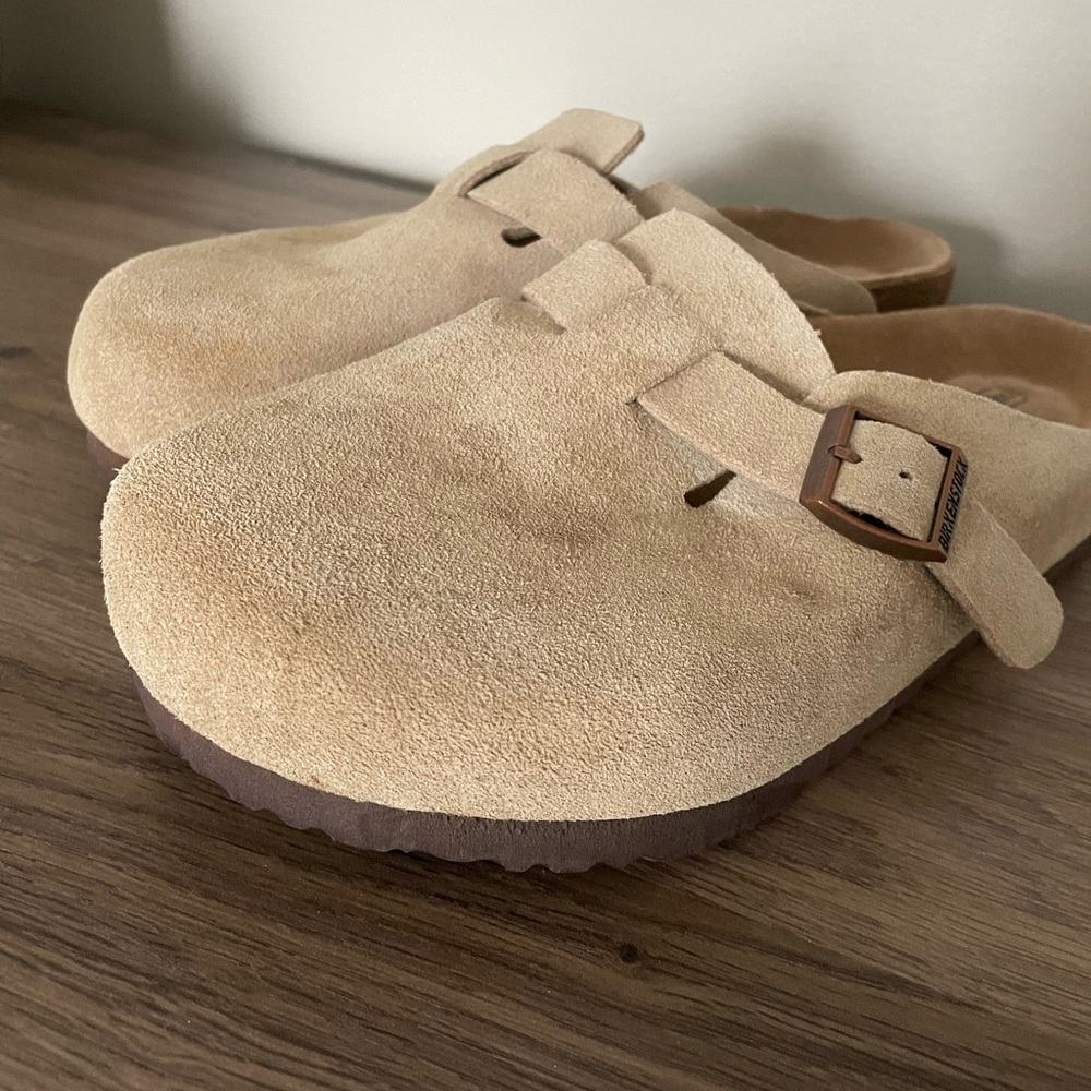 Birkenstock Boston clog - beige size 38
